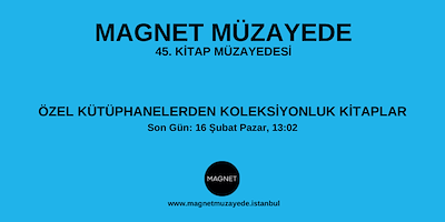 MAGNET 45. Butik Kitap Müzayedesi