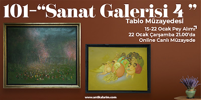 101- "Sanat Galerisi 4" Tablo Müzayedesi