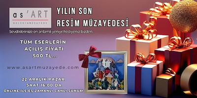 Yeni Yıl Özel as'ART Resim Müzayedesi