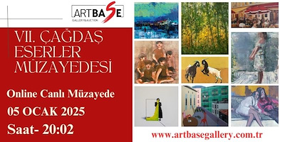 7. ONLINE ÇAĞDAŞ ESERLER MÜZAYEDESİ