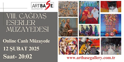 8. ONLINE ÇAĞDAŞ ESERLER MÜZAYEDESİ