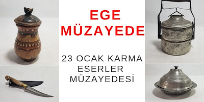 23 OCAK KARMA ESERLER MÜZAYEDESİ