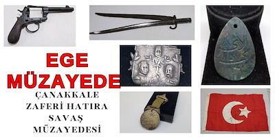 ÇANAKKALE ZAFERİ HATIRA SAVAŞ MÜZAYEDESİ