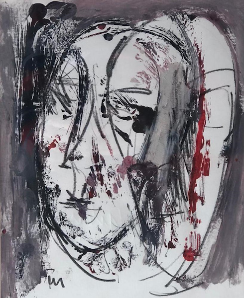 İSMAİL YILDIRIM Kağıt üzerine karışık teknik, 29 x 23 cm