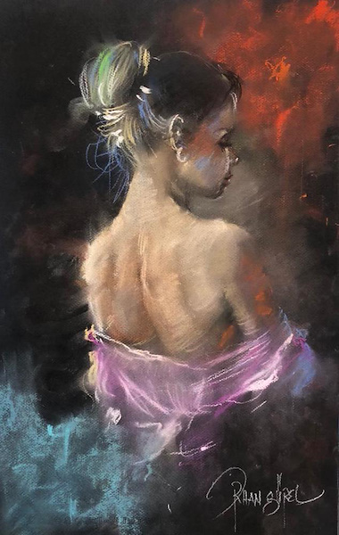 ORHAN GÜREL Karton üzerine pastel boya, 50 x 33 cm
