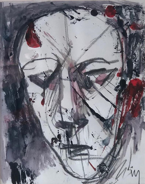 İSMAİL YILDIRIM Kağıt üzerine karışık teknik, 29 x 23 cm