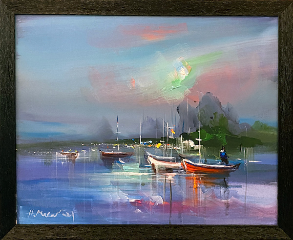 HÜSEYİN MACAR Tuval üzerine yağlıboya, 40 x 50 cm